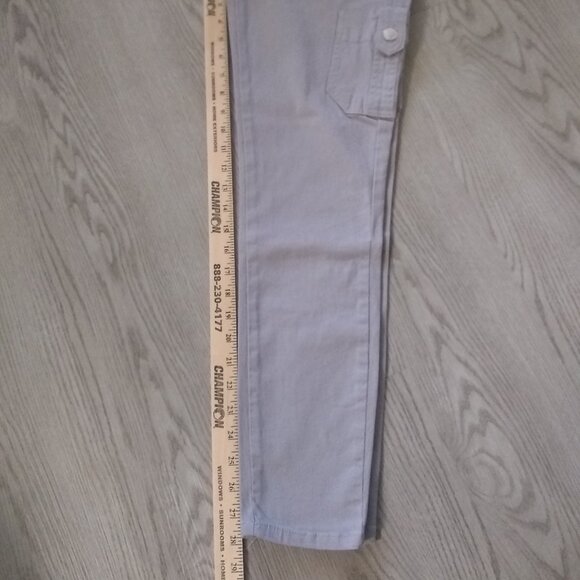 Hot Kiss Mid Rise Grey Cargo Pants - Size 5 - NWT - Junior’s - Casual Utility - Picture 7 of 11